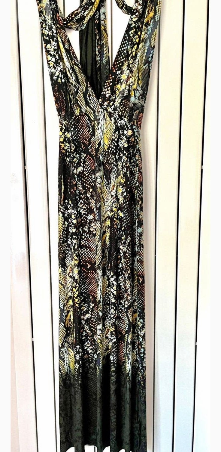 SUPERTRASH - SNAKE - MULTIWAY MAXI - Jurk - S, Kleding | Dames, Jurken, Ophalen of Verzenden, Zo goed als nieuw, Maat 36 (S), Onder de knie
