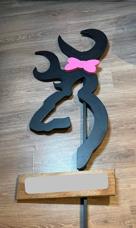 Geboortebord meisje Browning, Ophalen, Zo goed als nieuw, Geboortebord