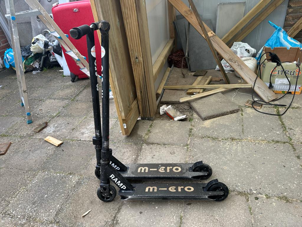 Twee m-cro steps, Ophalen, Zo goed als nieuw, Gewone step