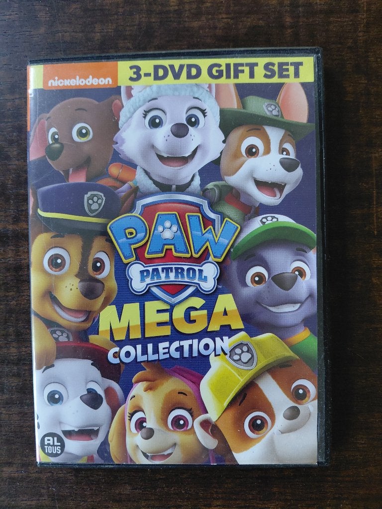 Dvd Paw Patrol mega collection, Cd's en Dvd's, Alle leeftijden, Inclusief doosje, Tv-serie, Zo goed als nieuw