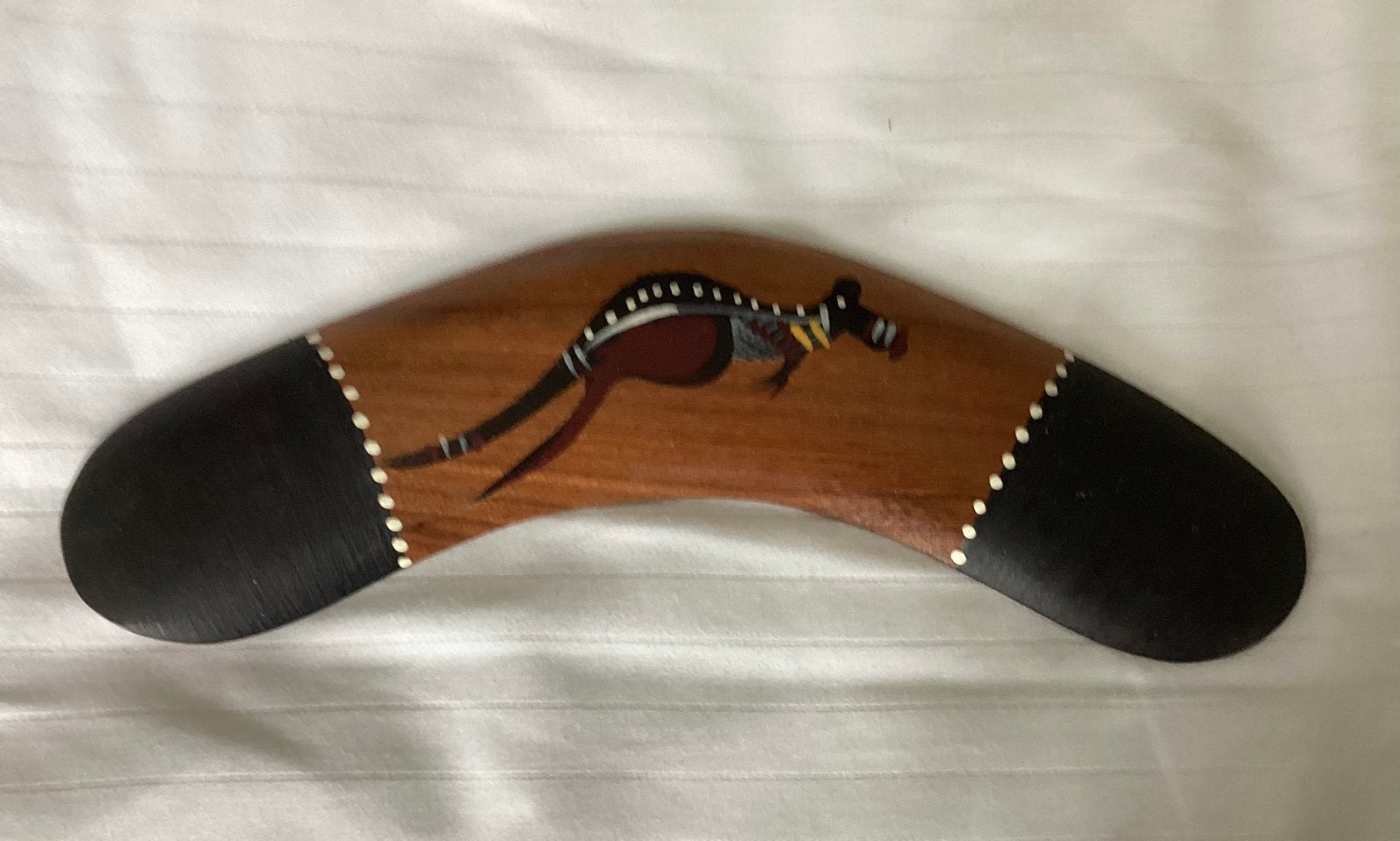 Authentieke Australische Boomerang - WijiKura, Antiek en Kunst, Ophalen of Verzenden
