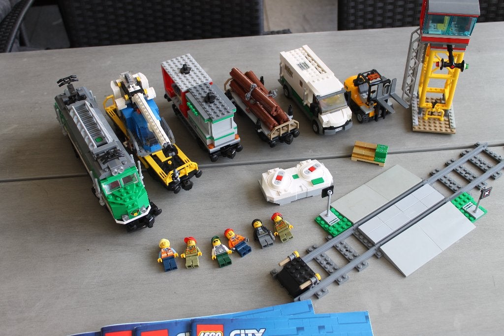 lego city goederentrein 60198, City, Lego, Ophalen of Verzenden, Zo goed als nieuw