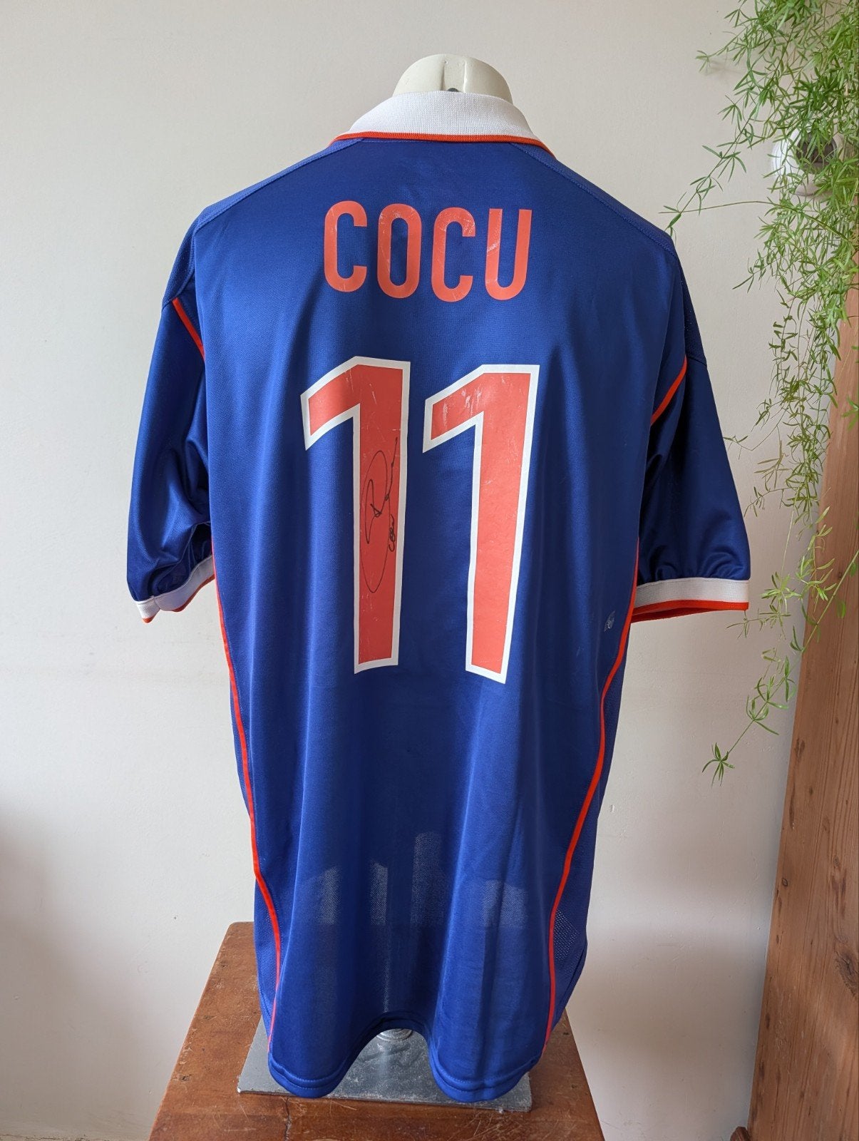 Match shirt Philip Cocu - WK 1998 – #11 – gesigneerd, Maat XL, Ophalen of Verzenden, Nieuw, Shirt