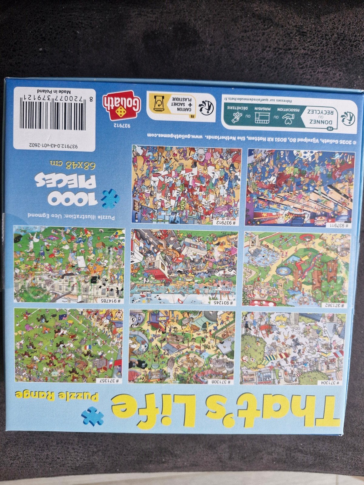 Thats life puzzel 1000 stukjes, concours de coifure, Ophalen of Verzenden, 500 t/m 1500 stukjes, Zo goed als nieuw, Legpuzzel
