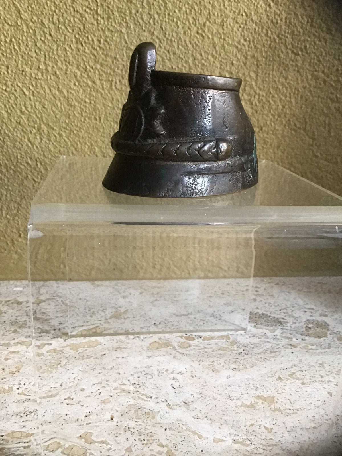 Oude bronzen presse papier, Ophalen of Verzenden