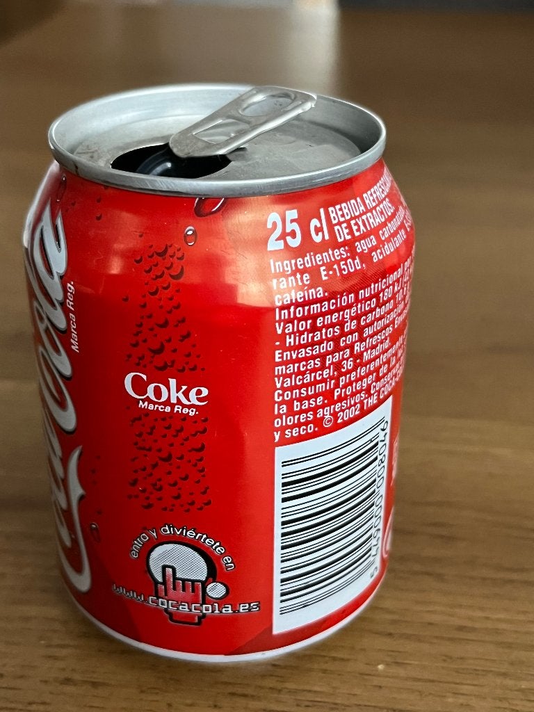 CocaCola, Ophalen of Verzenden, Zo goed als nieuw, Verpakking