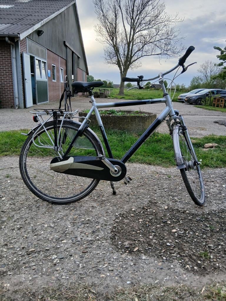 Target Herenfiets met 7 versnellingen en rekje, Gebruikt, Versnellingen, 57 tot 61 cm, Ophalen