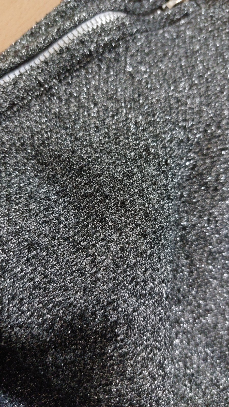 te koop stoer zilver/grijs broek mt m, Ophalen of Verzenden, Zo goed als nieuw, Grijs, Lang