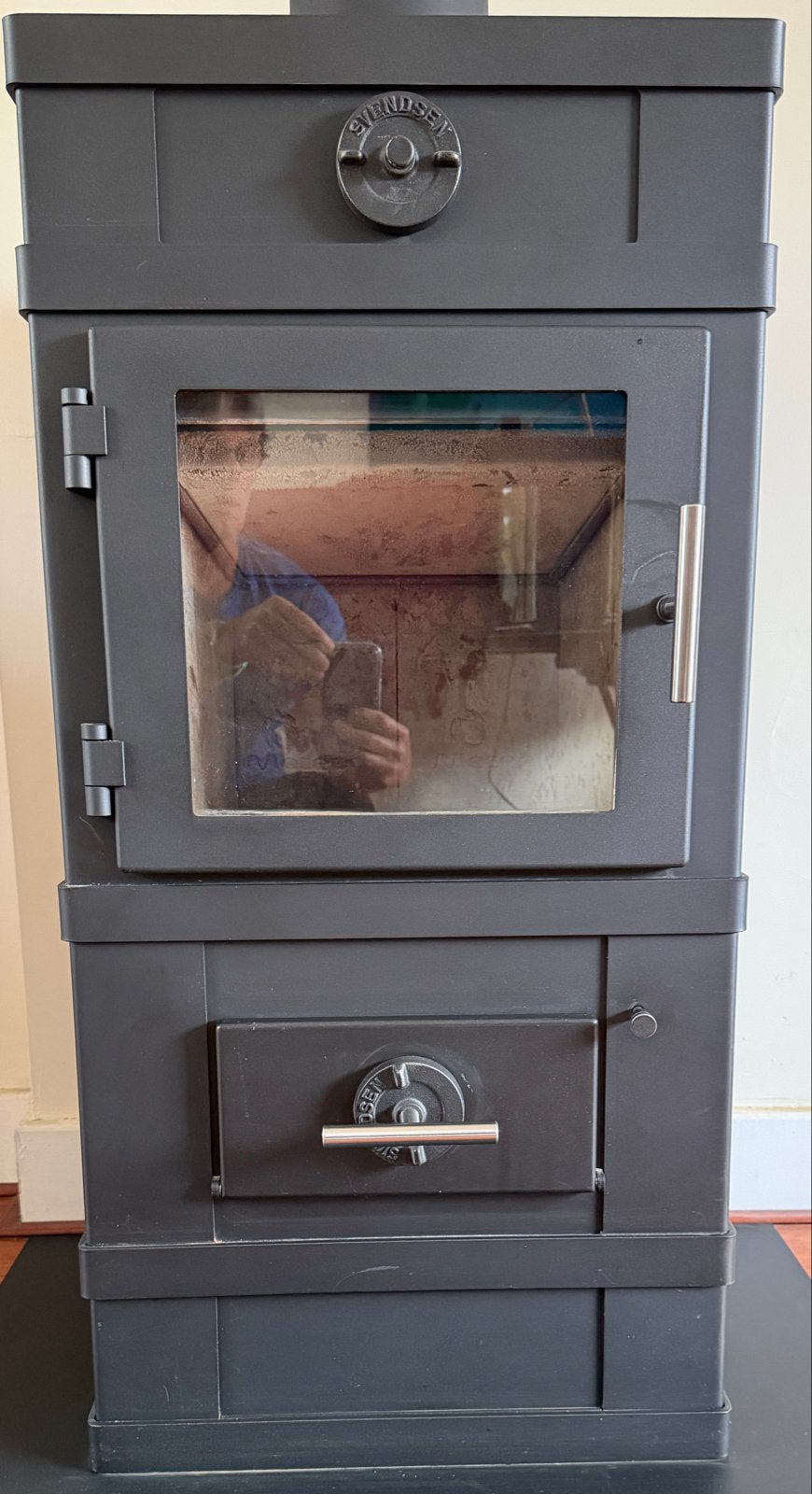 Svendson 2 Houtkachel - 6 kW, Energieklasse A+, Ophalen, Houtkachel, Zo goed als nieuw, Vrijstaand