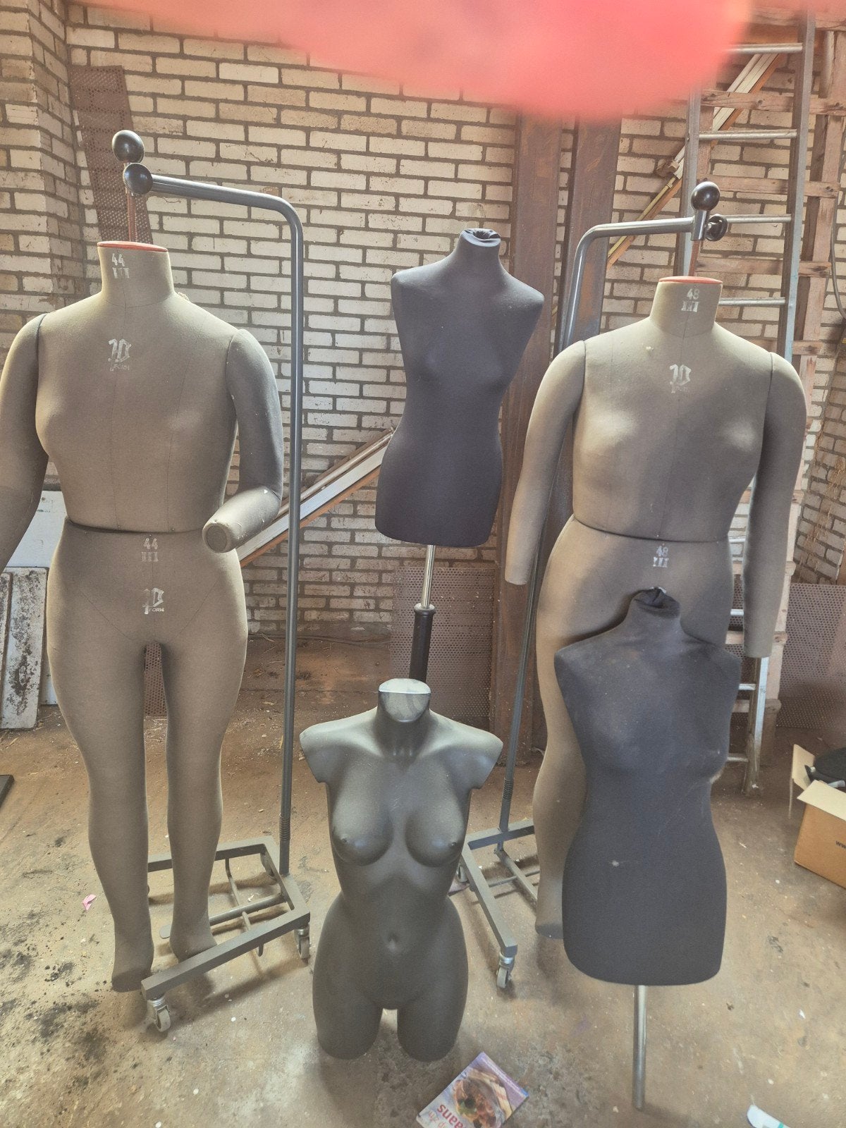 Diverse paspoppen en bustes - Ideaal voor kledingpresentatie, Ophalen, Gebruikt, Overige typen, Onbekend