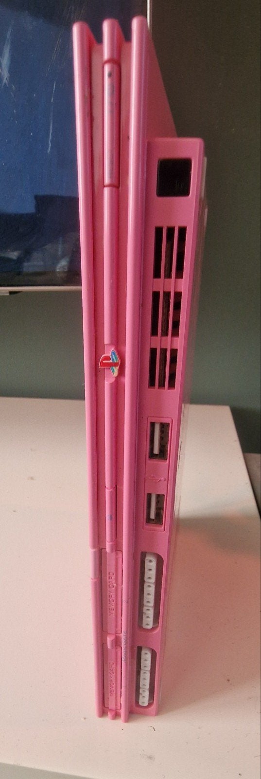 Roze PlayStation 2 (PS2) Slim inclusief controller en memory ...