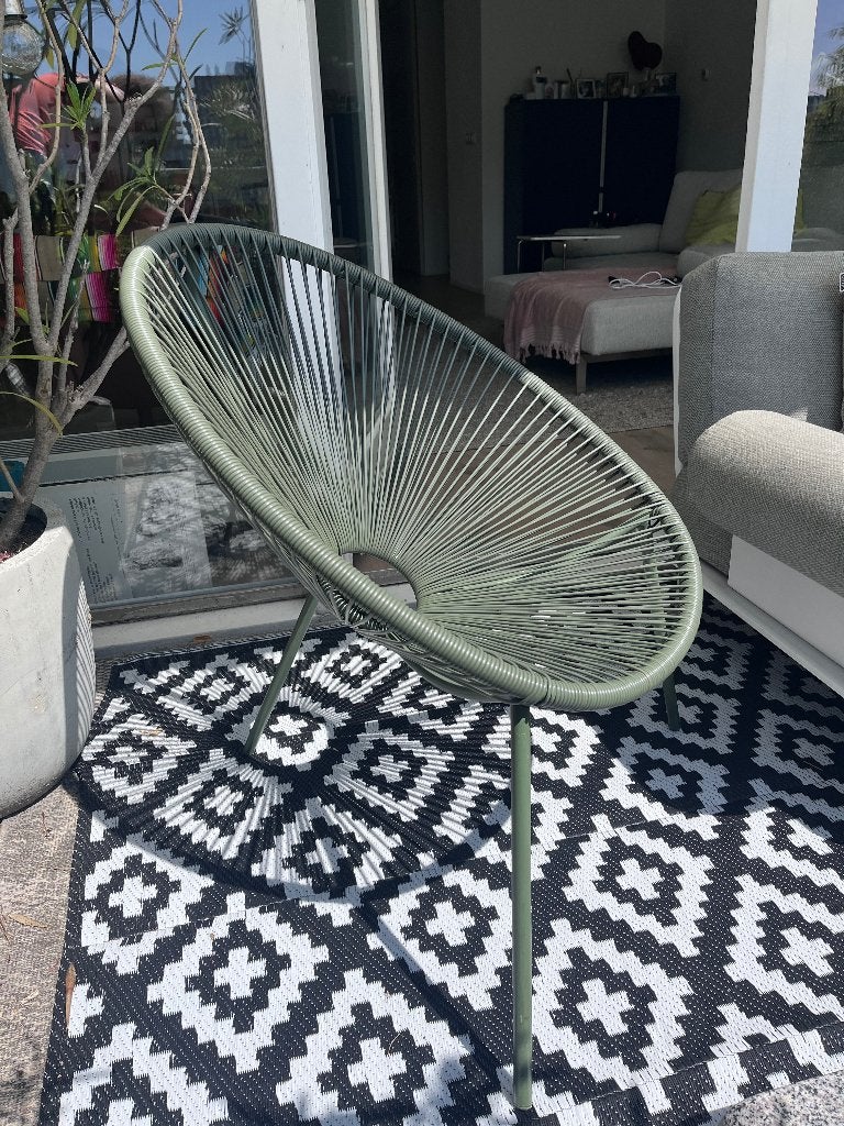 Loungestoel terras, Ophalen, Zo goed als nieuw, Kunststof