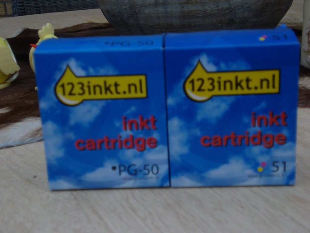 Inkt Patroon Canon Cartridge  Set CL51 en PG50, Computers en Software, Ophalen of Verzenden, Nieuw, Cartridge, 123inkt (huismerk voor HP)