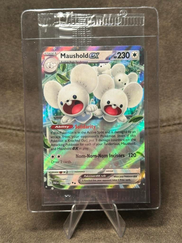 Maushold Ex [Holo] #155 155/182 Sealed (Pokemon Paradox Rift, Ophalen of Verzenden, Zo goed als nieuw