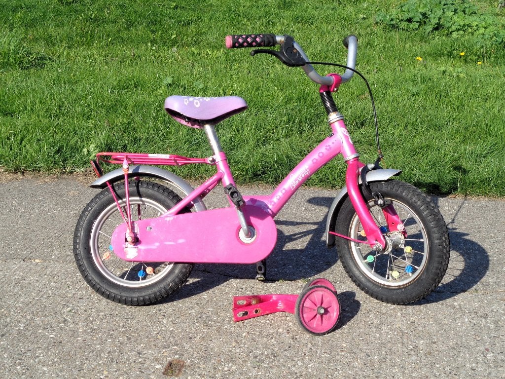 Cumberland Bunny Blossom meisjefietsje -21frame /12,5 inch -, Ophalen, Terugtraprem, Zijwieltjes, Gebruikt