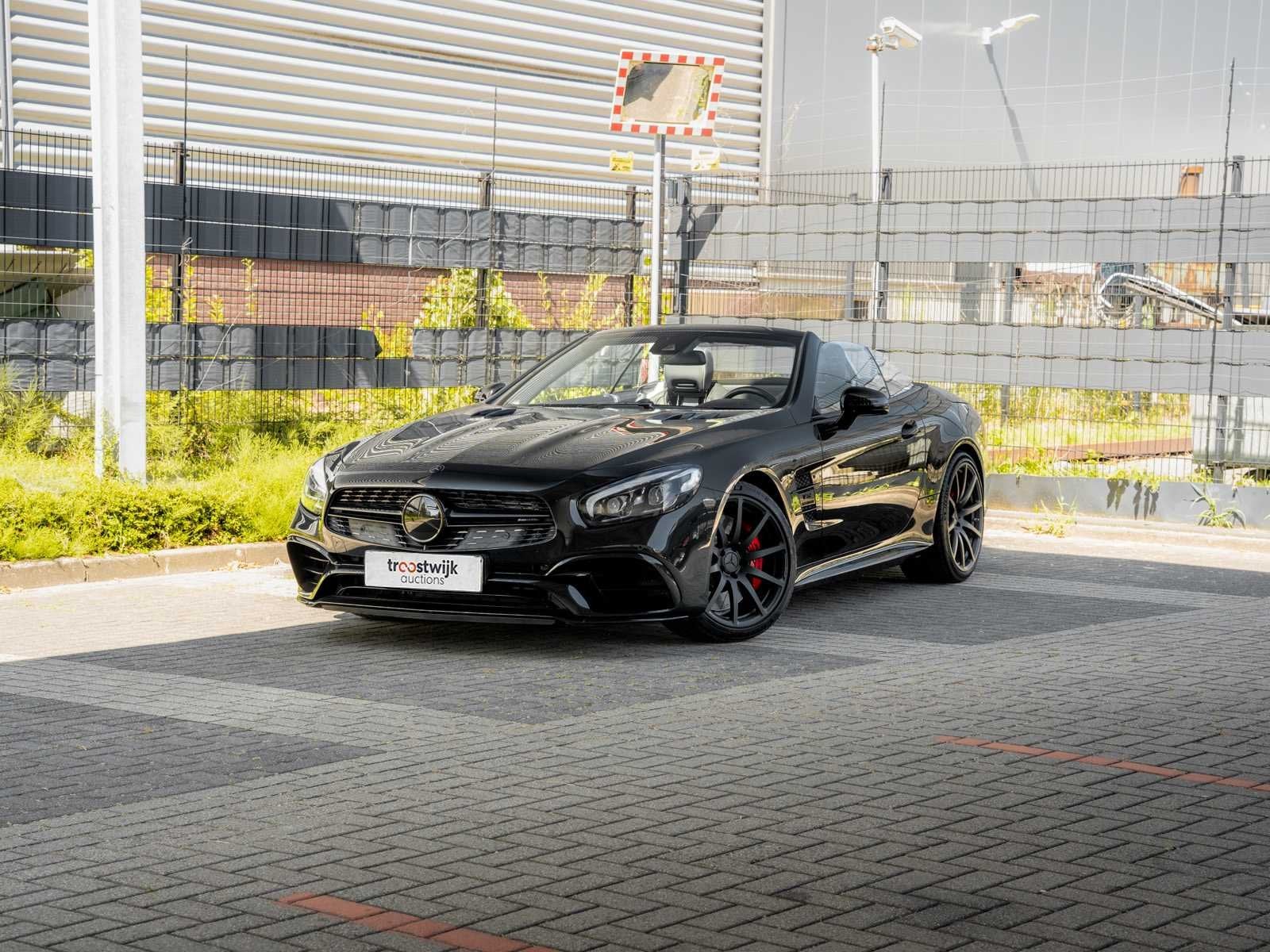 Mercedes-Benz SL65 AMG 6.0 V12 Bi-Turbo 630pk 2017 SL-Klasse, Gebruikt, Euro 6, Cabriolet, Zwart