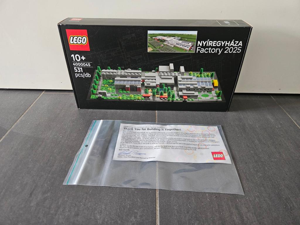 4000045 Lego Nyiregyhaza Factory 2025. Nieuw, sealed. MISB., Overige thema's, Lego, Nieuw, Ophalen of Verzenden