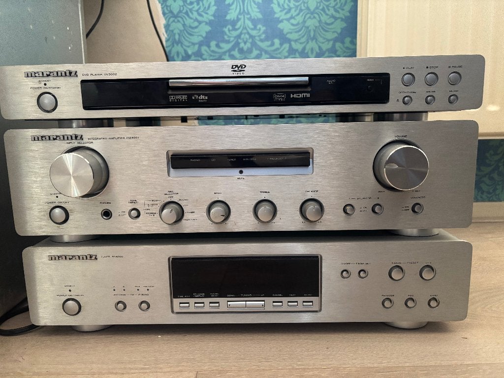 Marantz HiFi Set Versterker + Tuner + DVD/CD-speler, Overige merken, Zo goed als nieuw, Tuner of Radio, Losse componenten