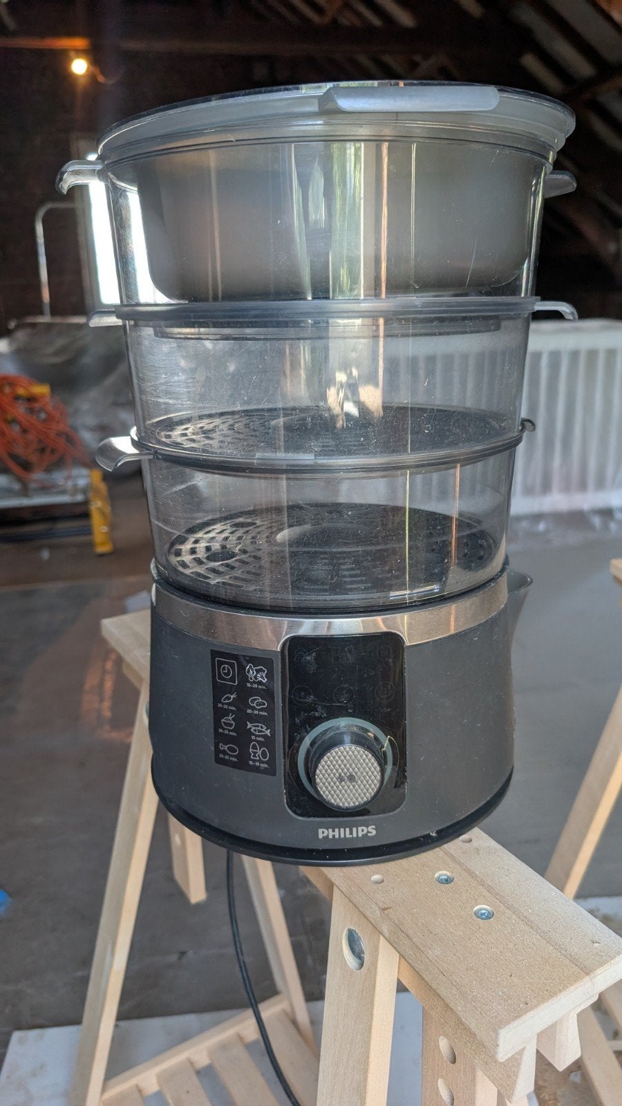 Philips Stoomkoker - Werkt perfect!, Ophalen of Verzenden, Gebruikt, Stoomreiniger