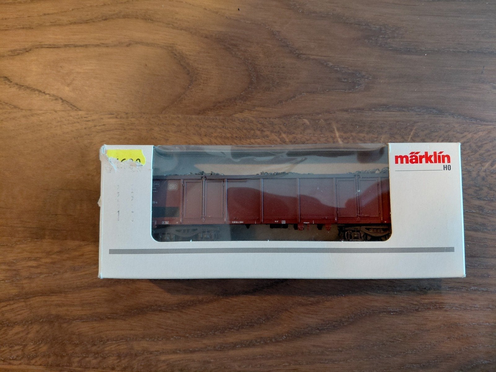 Marklin 46904 lange hoge bakwagen met echte leistenen in ovp, Hobby en Vrije tijd, Modeltreinen | H0, Wisselstroom, Wagon, Ophalen of Verzenden