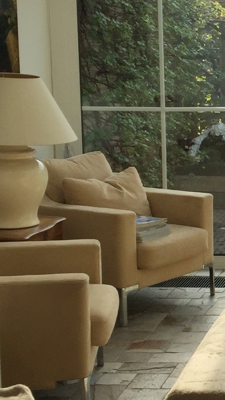 2x Rolf Benz Fauteuil - Comfortabel en Stijlvol, zand/beige, Ophalen of Verzenden, Gebruikt, Stof, 75 tot 100 cm