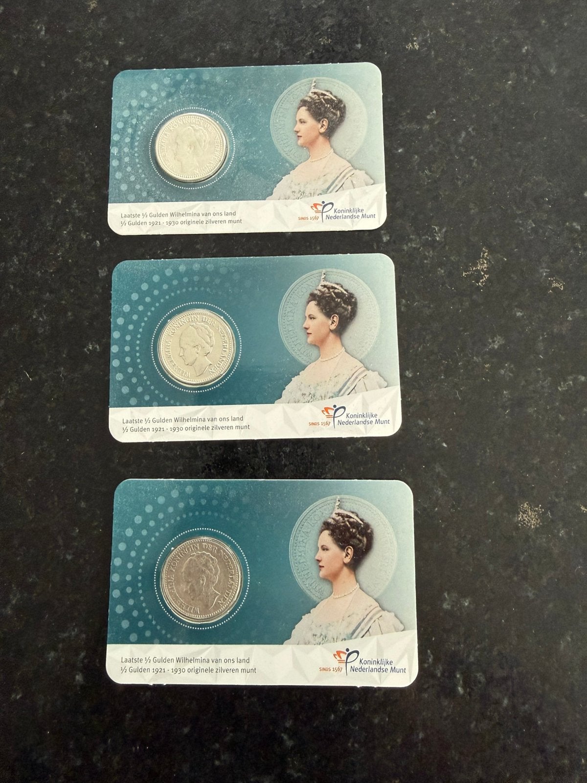 3x Halve Gulden Wilhelmina, Ophalen of Verzenden, Koningin Wilhelmina, ½ gulden