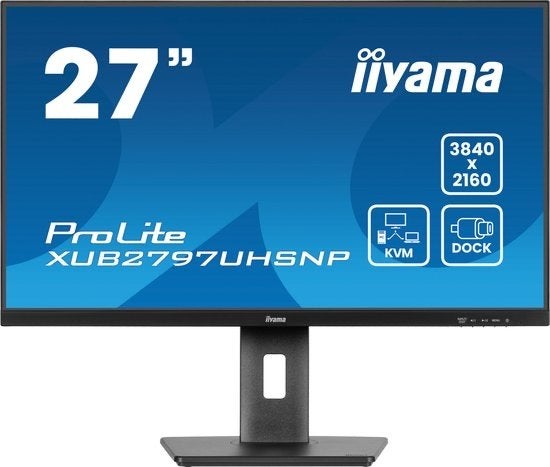 iiyama ProLite XUB2797UHSNP | 4K IPS | USB-C  | KVM | RJ45