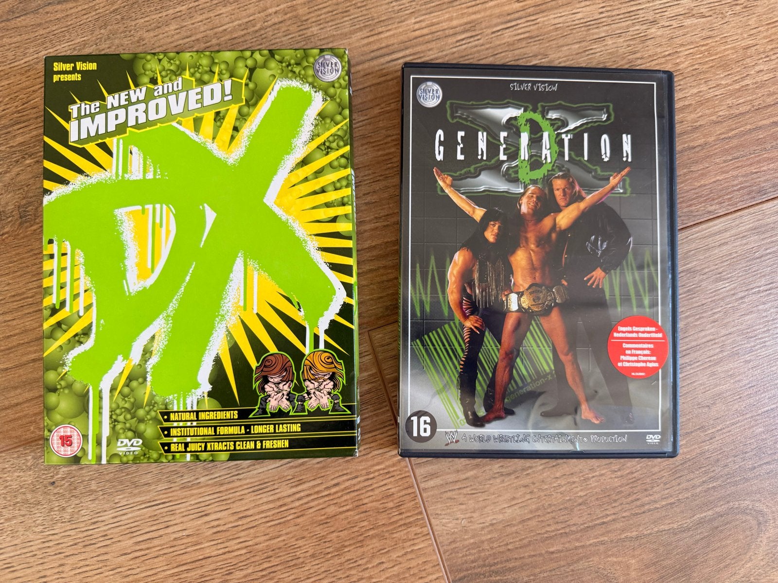 WWE D-Generation X DVD Boxset - The New and Improved & Gener, Engels, Vanaf 16 jaar, Ophalen of Verzenden, Zo goed als nieuw