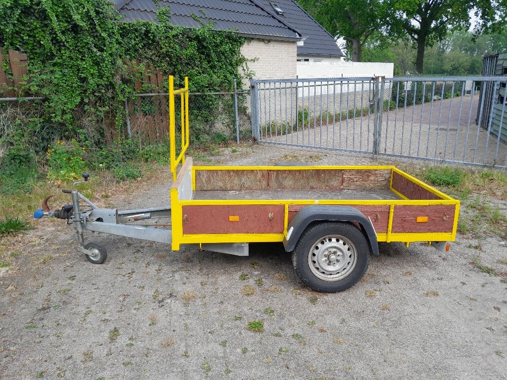 Mooie Geremde Aanhanger 2.10x1.20m 750kg., Auto diversen, Aanhangers en Bagagewagens, Ophalen, Gebruikt