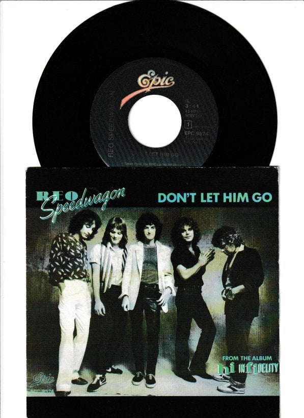 REO SPEEDWAGON - DON'T LET HIM GO // FOLLOW MY HEART   [7''], 7 inch, Zo goed als nieuw, Rock en Metal, Overige typen