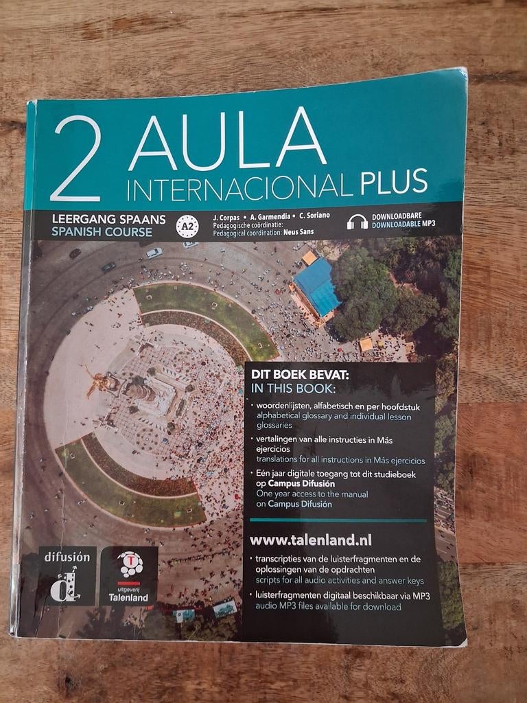 Aula Internacional Plus Spaans A2, Ophalen of Verzenden, Gelezen, Overige niveaus, Overige vakken