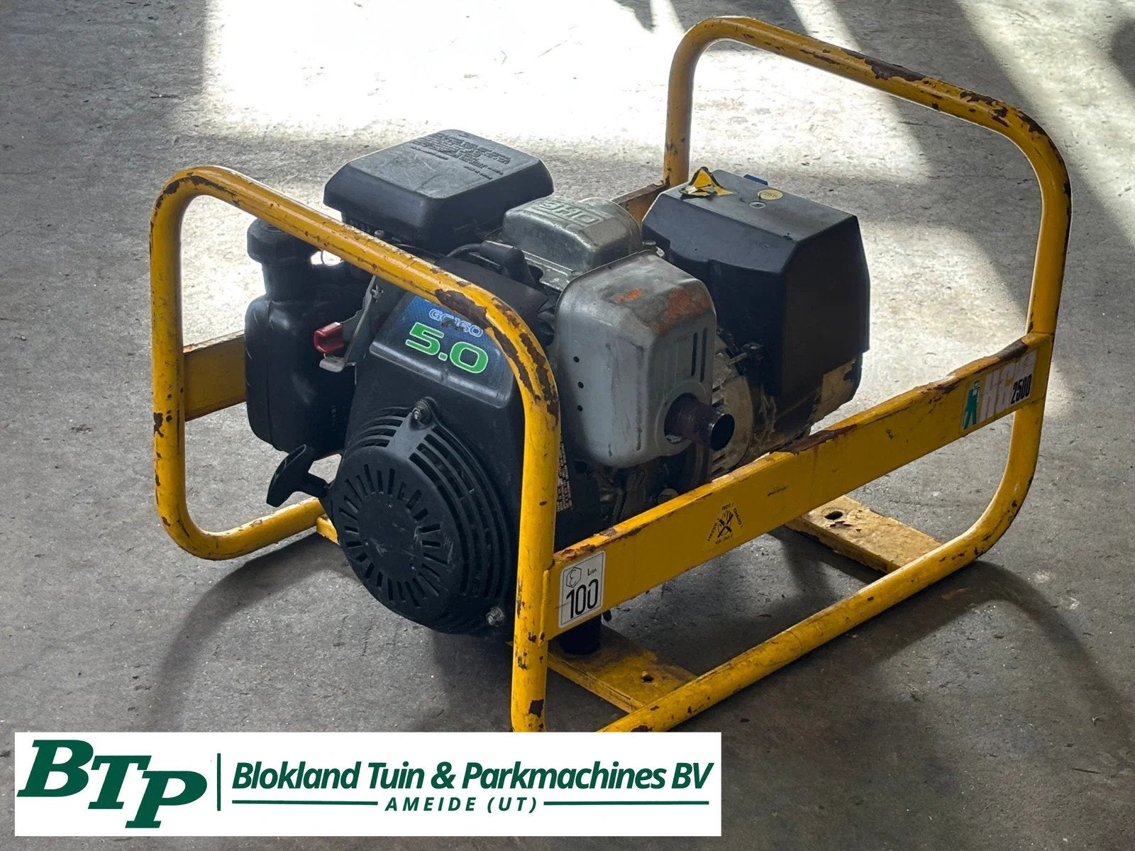 Honda Generator 2500 motor aggregaat met werk, Gebruikt, Honda