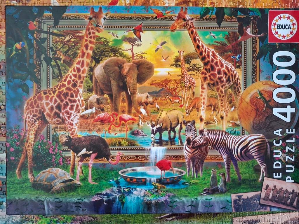 Legpuzzel 4000 stukjes van Educa, Hobby en Vrije tijd, Denksport en Puzzels, Ophalen of Verzenden, 500 t/m 1500 stukjes, Zo goed als nieuw