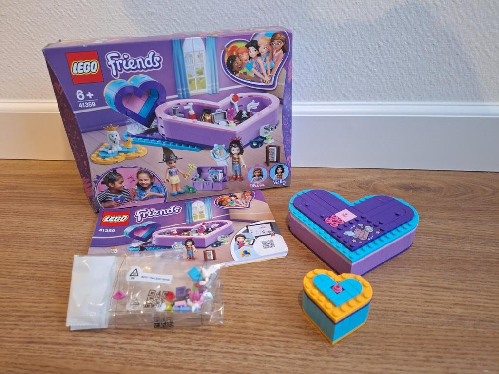 Lego friends hartvormige dozen vriendschapspakket 41359, Ophalen of Verzenden, Zo goed als nieuw, Jongen of Meisje
