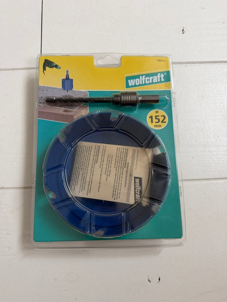 Wolfcraft universele gatenzaag Ø 152 mm-nieuw in verpakkin, Ophalen, Nieuw, Overige typen