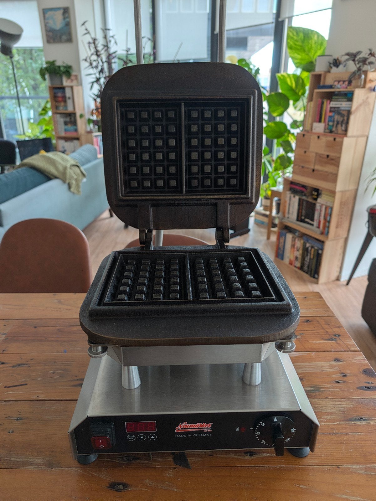 Neumärker thermocook wafelijzer met Luikse wafelplaat, Ophalen, Zo goed als nieuw