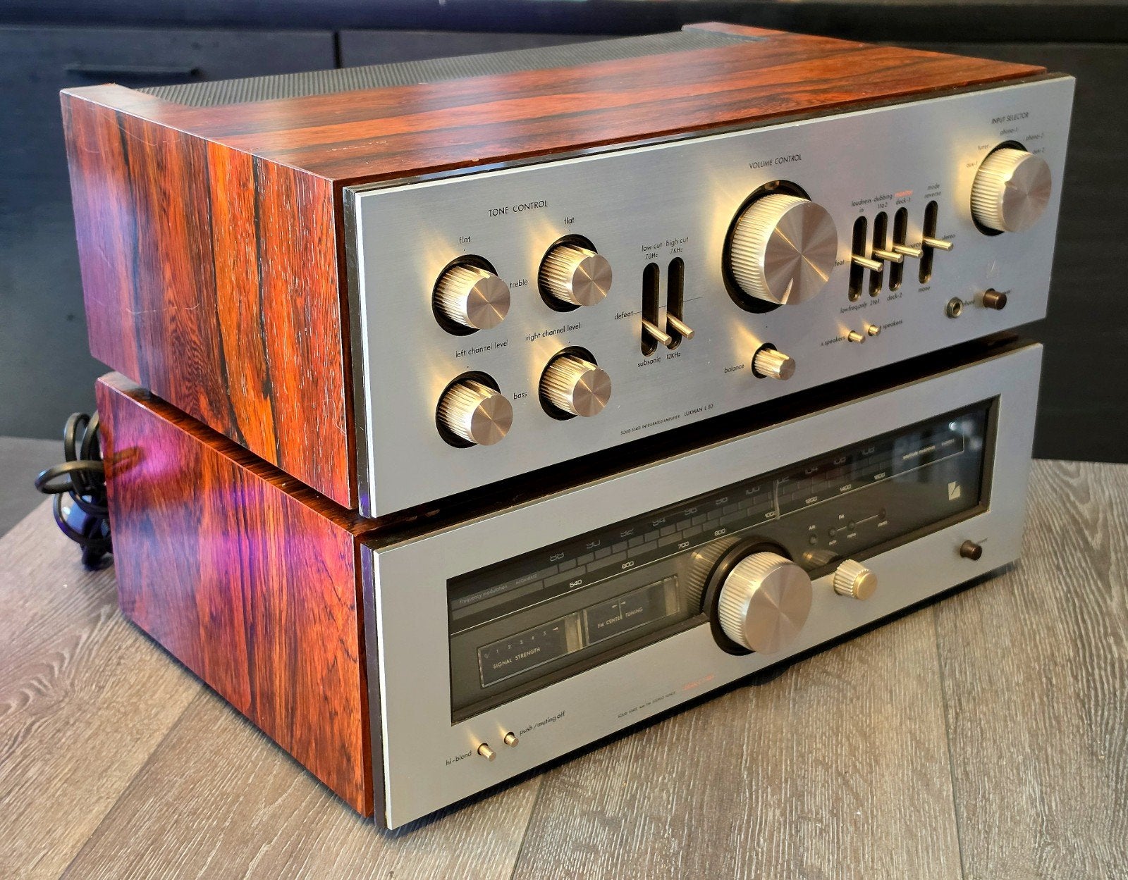 LUXMAN L-80 T-88 SET • GARANTIE • KLINKT GEWELDIG • VINTAGE, Overige merken, INFO@RICKS-AUDIO.COM, Tuner of Radio, De Kempen 18 Budel