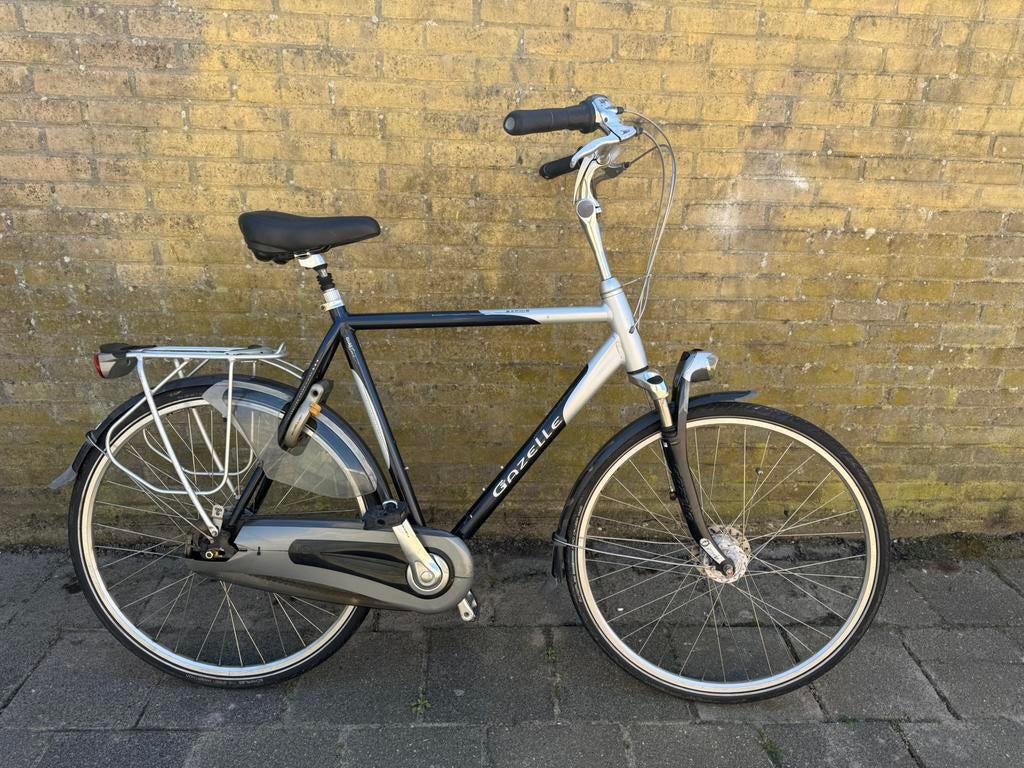 Gazelle saphir herenfiets 28” 61 cm 8 v, Ophalen, Zo goed als nieuw, Gazelle, Versnellingen