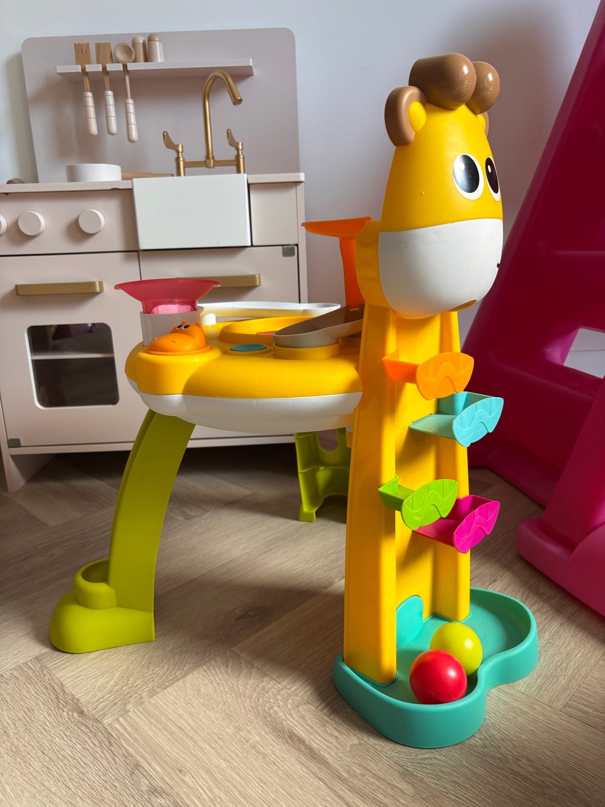 B-kids Speeltafel met Giraffe Ballenbaan, Ophalen, Zo goed als nieuw