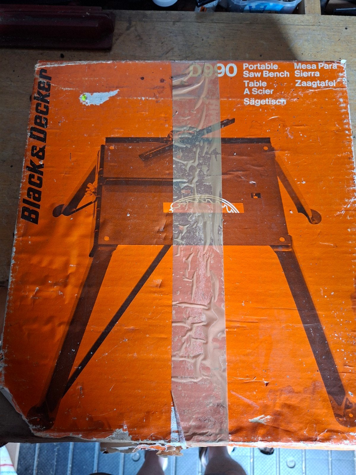Black & Decker D990 Draagbare Zaagtafel (zonder cirkelzaag), Ophalen of Verzenden, Gebruikt, Overige typen, Black & Decker