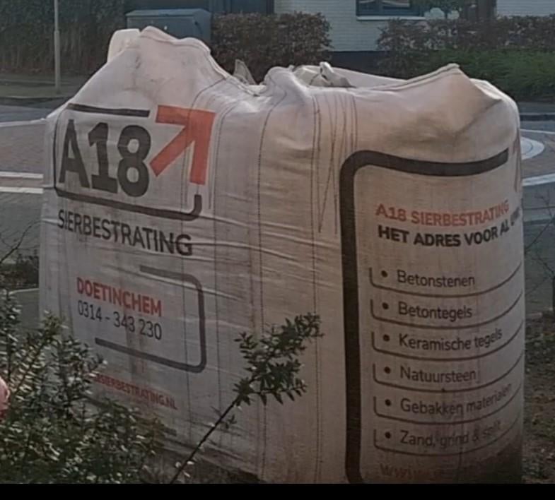 Bigbag 3x  (leeg), Ophalen of Verzenden, Zo goed als nieuw, Overige typen