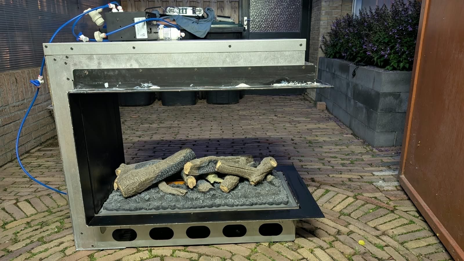 Faber e-Matrix Heat 800/500 RD (MkII) Elektrische Haard, Huis en Inrichting, Ophalen, Zo goed als nieuw, Inbouwhaard, Elektrische haard
