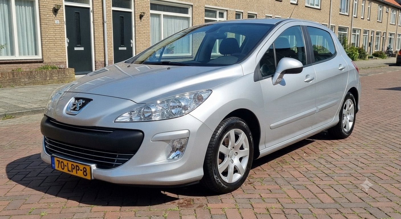 Peugeot 308 1.6 VTI 16V 5-DRS AUT 2010 Grijs, Auto's, 1287 kg, 4 cilinders, 690 kg, Particulier