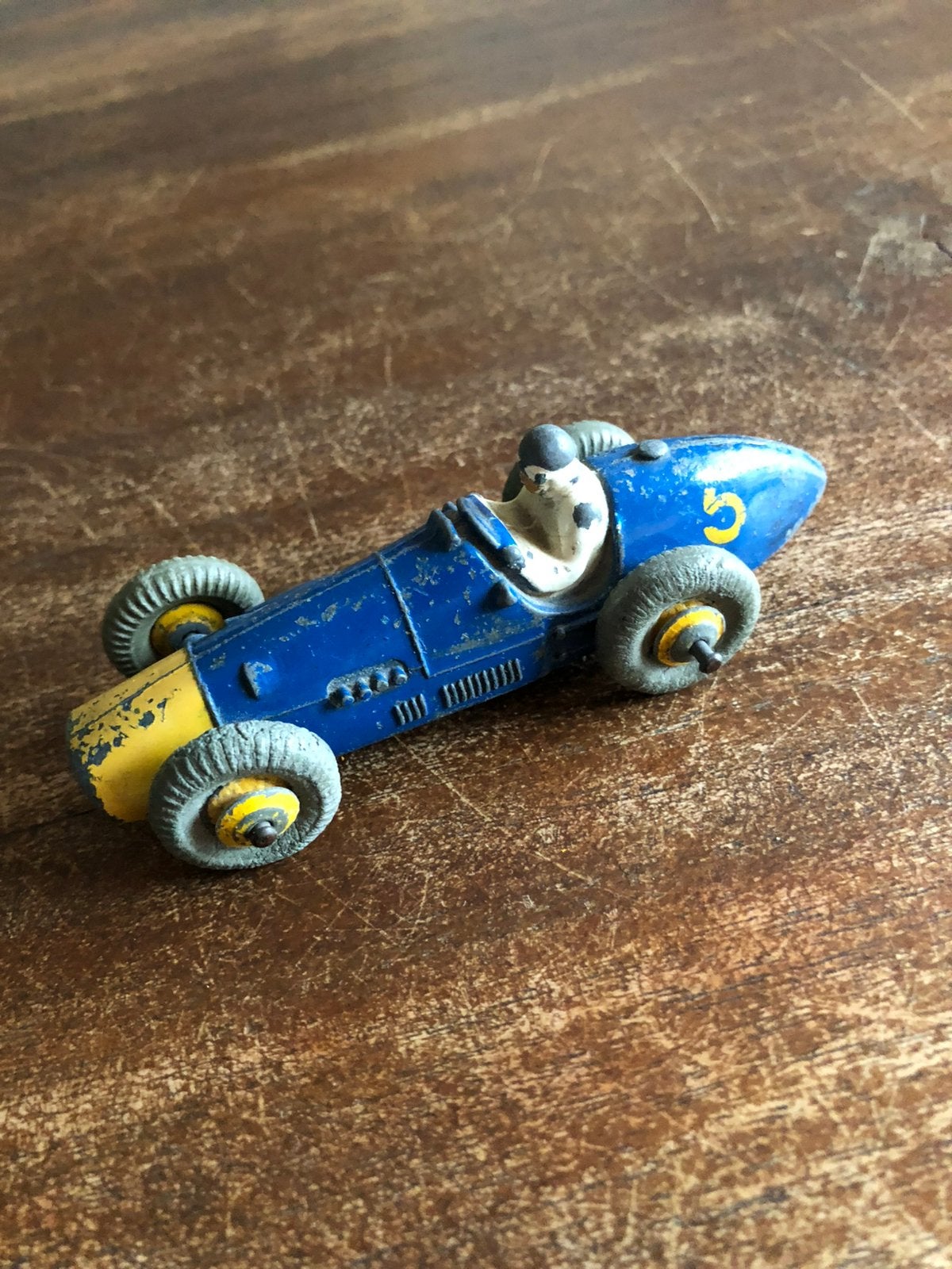 dinky toys 234 ferrari racing car (jaren 50), Ophalen of Verzenden, Gebruikt, Auto, Dinky Toys