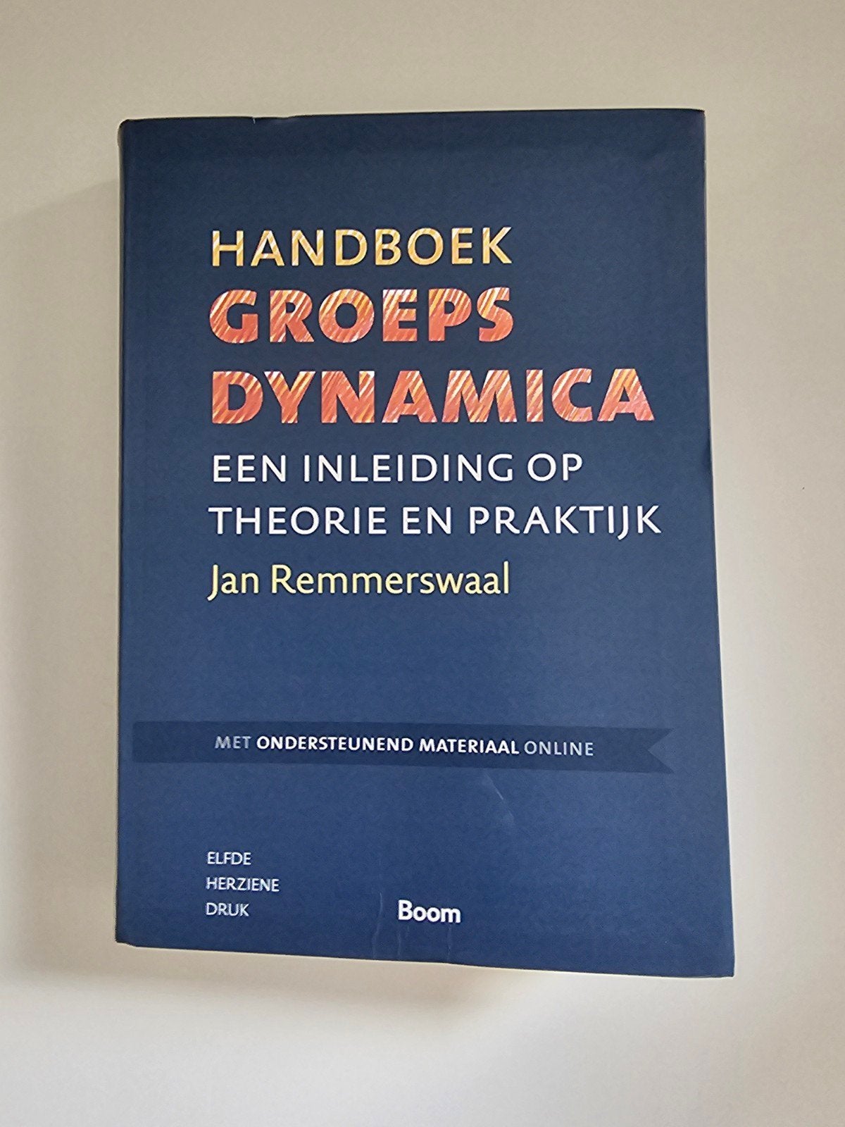 Handboek Groepsdynamica - Jan Remmerswaal, Jan Remmerswaal, Zo goed als nieuw, Gamma, HBO
