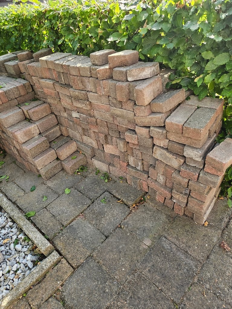 Stoeptegels/ klinkers/ steentjes, Tuin en Terras, Ophalen, Gebruikt, Overige typen, Zonder ramen