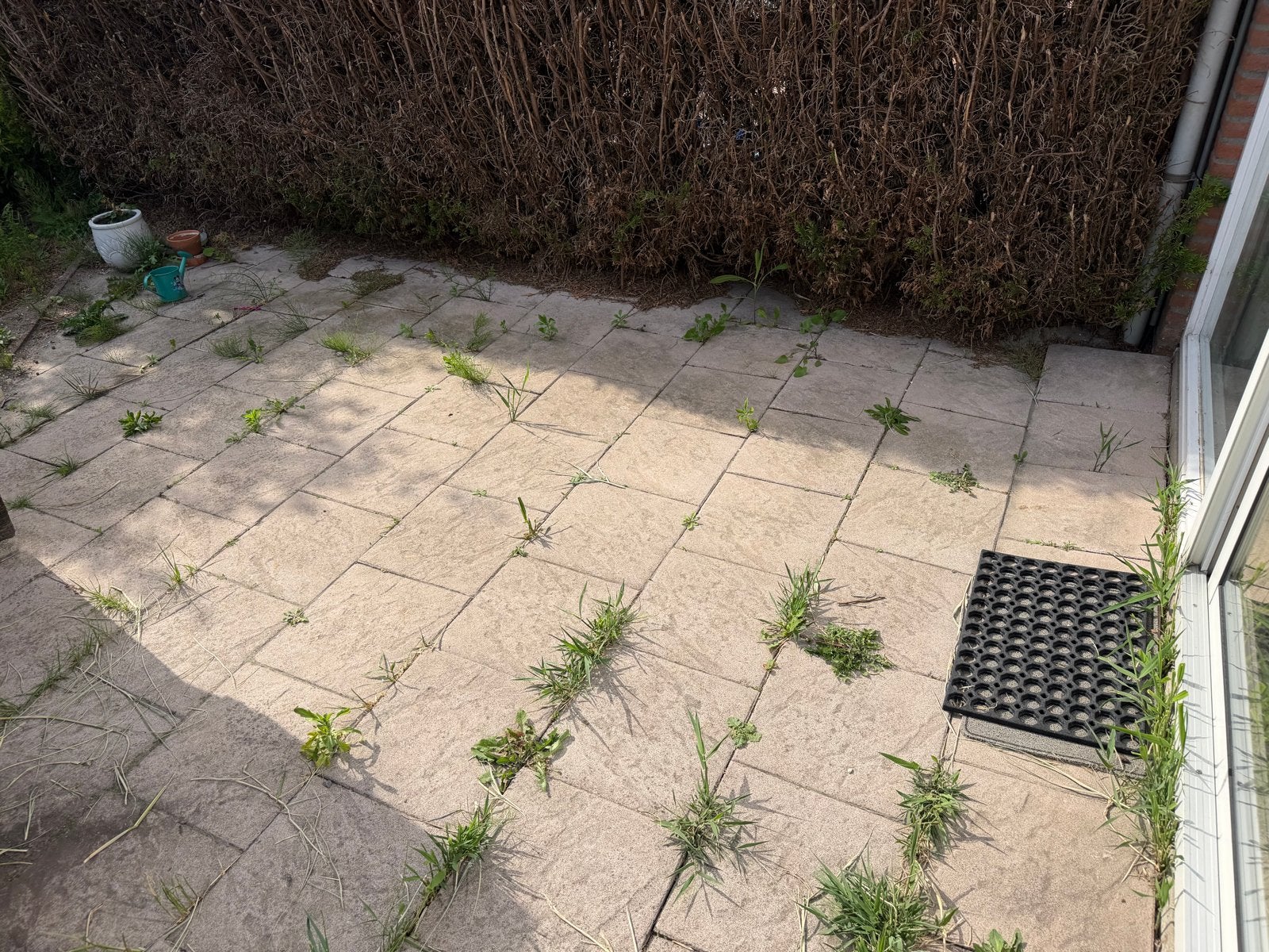 Unieke Betonnen terrastegels 40x40 cm, Ophalen, Gebruikt, 10 m² of meer, Beton