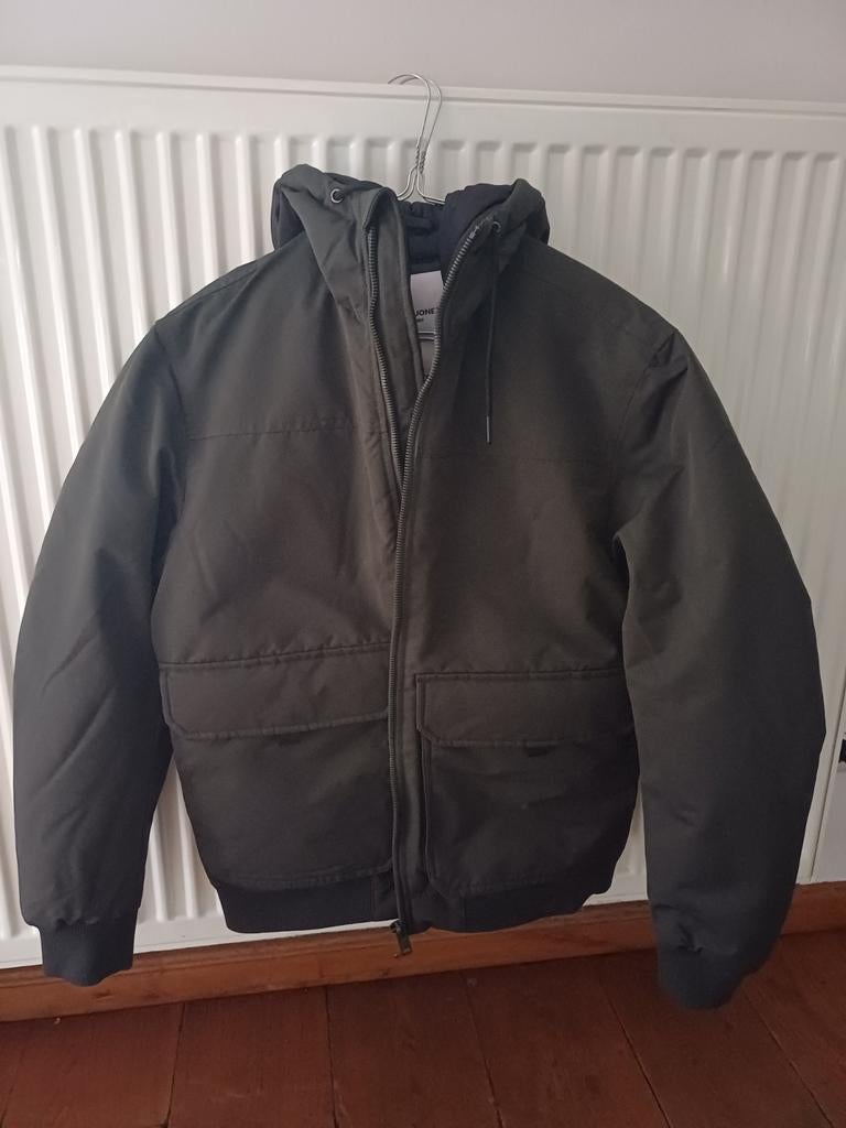 JACK & JONES winterjack NIEUW mt M legergroen, Kleding | Heren, Jassen | Winter, Ophalen, Maat 48/50 (M), Nieuw, Groen