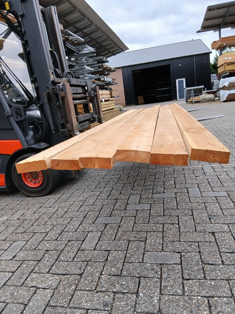 11 Douglas balken 5 x 15 4m B-Keus, Tuin en Terras, Ophalen, Zo goed als nieuw, 250 cm of meer, Balken