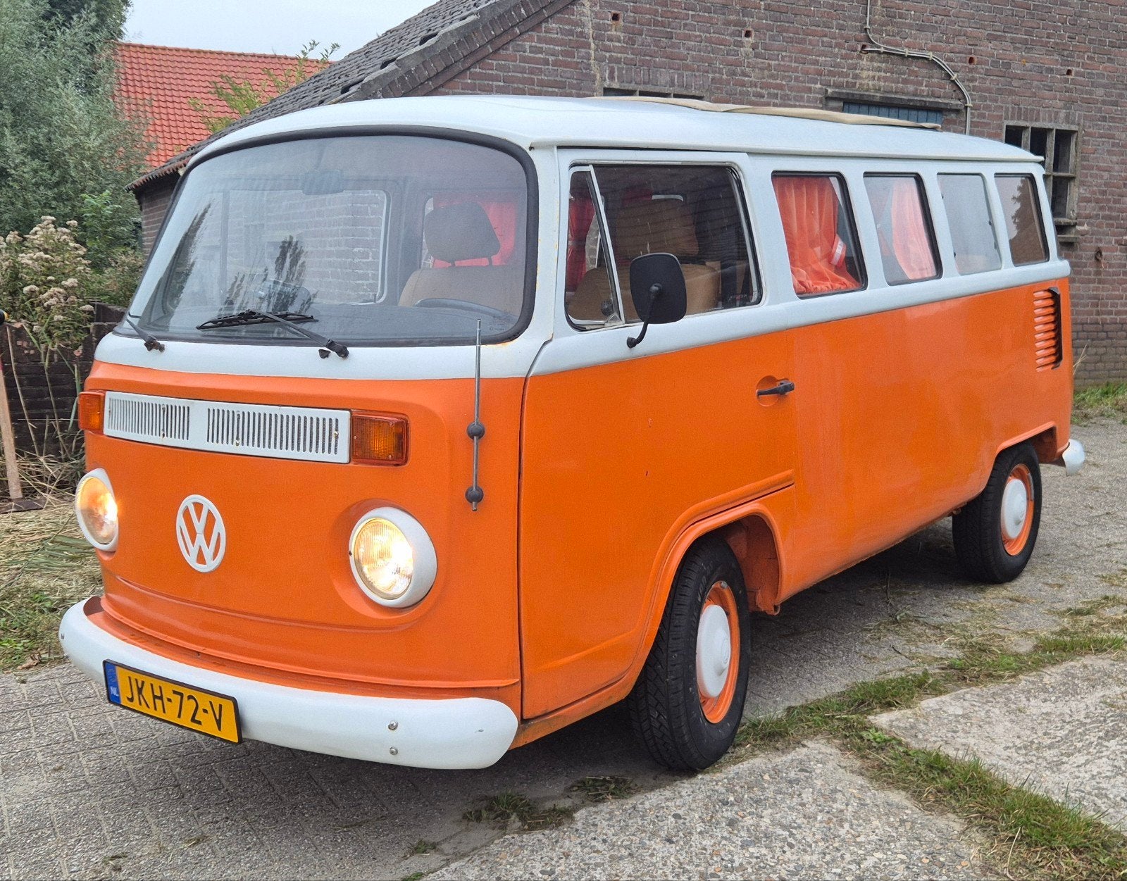 Volkswagen T2 Oranje 1995, Auto's, Achterwielaandrijving, 1600 cc, Handgeschakeld, Particulier